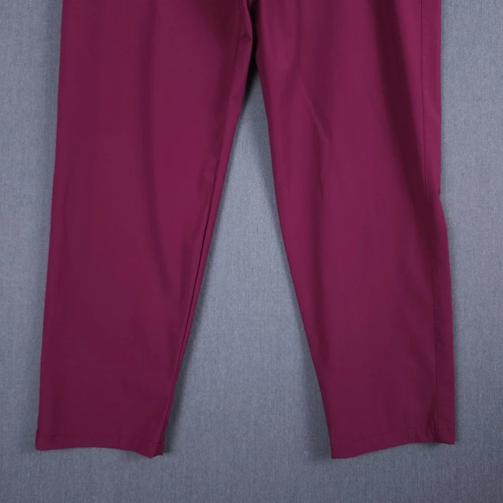 Greyson Montauk Trousers Men 36x32 (Fits 36x25) Purple Stretch Performance Chino